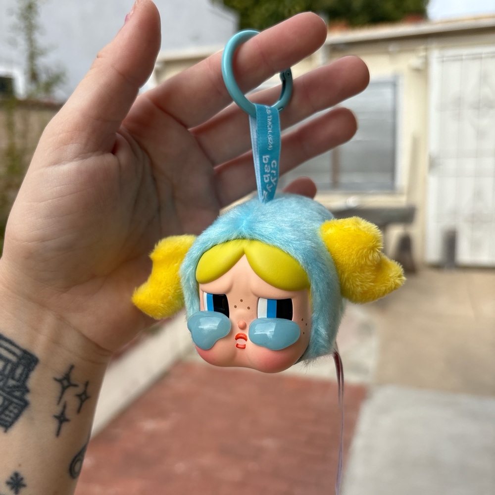 POP MART Bubbles Powerpuff Plush Keychain